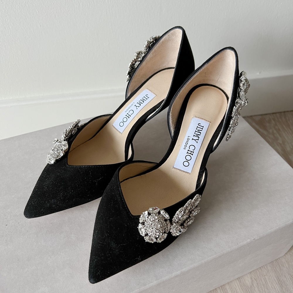 NEW WITH BOX Jimmy Choo Heels. Size 34.